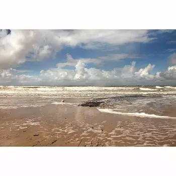 Полная круглая дрель Алмазная картина Strand van Nederland Алмазная вышивка Крестом 20X30CM