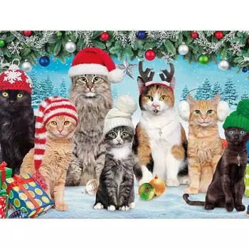 Полная квадратная дрель 5d алмазная картина зимнее животное DIY алмазная вышивка крестом пингвин ручной работы подарок домашний декор Full Round (20X30CM)