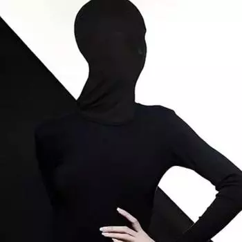 Полная маска черный/белый капюшон косплей реквизит костюмы на Хэллоуин для взрослых детей карнавальная вечеринка наряды аксессуары для привидения 23/42 белый