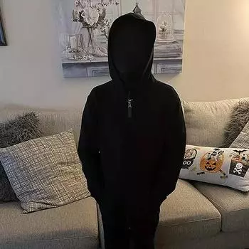 Полная маска черный/белый капюшон косплей реквизит костюмы на Хэллоуин для взрослых детей карнавальная вечеринка наряды аксессуары для привидения 23/32 белый