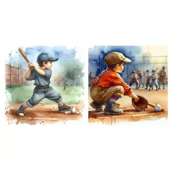 Полная вышивка Эко-хлопковая нить 11CT Printed Boy Cross Stitch Kit Art 2