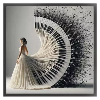 Полная вышивка Эко-хлопковая нить 18CT Счетный набор для вышивки крестом для девочек Домашнее искусство # 2