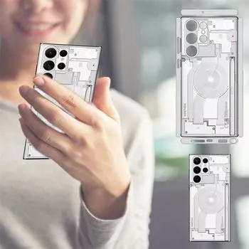 Полная защитная пленка для Samsung Galaxy S23 Ultra Plus, задняя крышка Ultra S22 для Galaxy S23 + Cas Z4I2 black-For samsung s23 ultra