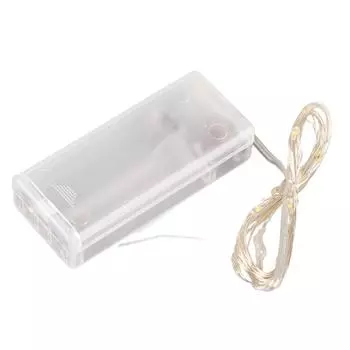 Полная звезда Цветные огни Батарея Светодиодные гирлянды Свадебные рождественские украшения Медная проволочная гирлянда