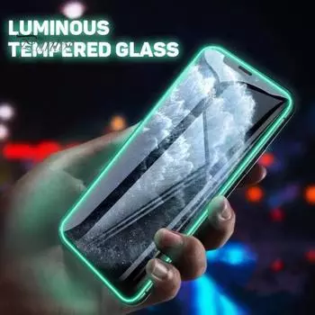 Полноэкранная защитная светящаяся закаленная пленка против царапин для iPhone for iPhone 11 Pro Max/XS Max