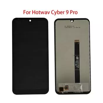Полноэкранный ЖК-дисплей для Hotwav Cyber 9 Pro, сенсорный экран, дигитайзер в сборе, замена чёрный