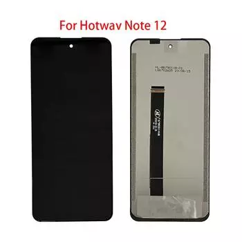 Полноэкранный ЖК-дисплей для Hotwav Note 12, сенсорный экран, дигитайзер в сборе, замена чёрный
