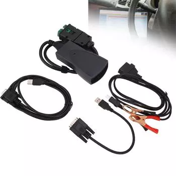 Полночиповый диагностический инструмент OBD2 для Lexia3 PP2000, замена программного обеспечения Diagbox для Citroen C1 C2 C3 C4 C6 C8, полночиповый светодиодный плюс