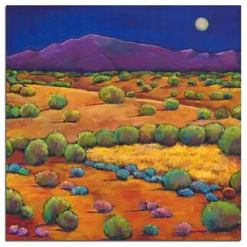 Полночная полынь 5D DIY Алмазная картина Пейзаж Алмазная вышивка 30x30CM