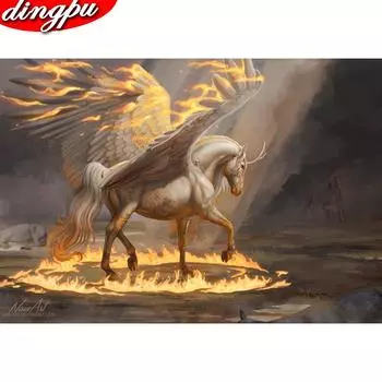 Полная алмазная картина DIY Картина со стразами 5D Алмазная вышивка крестиком Декор Full Round 20X30CM