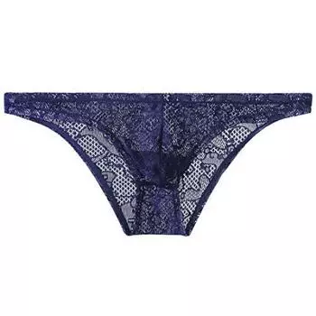 Полное кружевное бикини кружево кружево внутренние сексуальные шорты [Jester] мужские шорты, нижнее белье, (Л, Военно-Морской Флот)