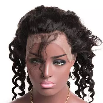 Полное кружево с фронтальной застежкой Волна воды Малайзийское плетение волос с застежкой Волна воды плетение человеческих волос