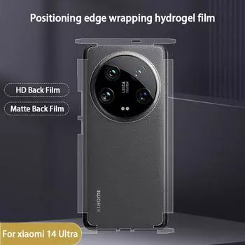 Полное покрытие экрана для Xiaomi 14 Ultra 14Ultra Positioning Wrap Edge Soft TPU Ultra Thin Matte Scratch Repair Back Hydrogel Film For Xiaomi 14 Ulitra