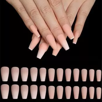 Полное покрытие Инструменты Красивый маникюр Накладные ногти Советы Длинные ногти Красивый узор для ногтей 6.5mm-26mm
