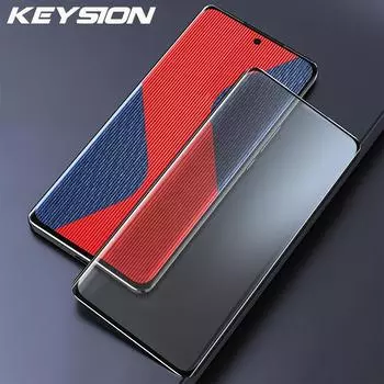 Полное покрытие из закаленного стекла KEYSION для OnePlus 12 5G 12R 11 5G Ace 3 2 Pro, защитная пленка для экрана для 1+ Nord 3 5G CE 3 Lite 5G for Nord CE 3 Lite 5G чёрный