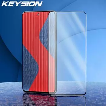 Полное покрытие из закаленного стекла KEYSION для Google Pixel 8 Pro 7 Pro 7A HD, прозрачная защитная пленка для экрана для Google Pixel6 Pro 6A for Pixel 6 Pro чёрный