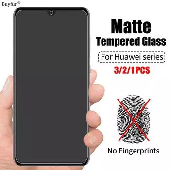 Полное покрытие матовое стекло для huawei p40 p30 p20 lite Y9 защитная пленка из закаленного стекла для Honor 10i 20i 20 lite 9x 7a P20 матово-белый
