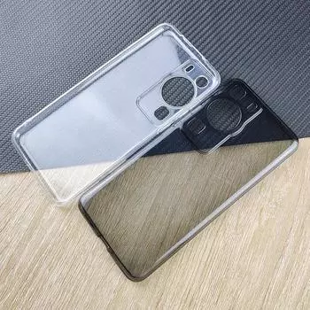 Полное покрытие, прозрачный цветной противоударный чехол из ТПУ для Huawei Pura 70 P70 P60 P50 P50E P40 Ultra Art Pro Plus, защитный чехол на задний бампер P40 прозрачный