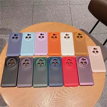 Полный чехол для рассеивания тепла с пленкой для линз для Honor Magic5 Magic6 Magic 6 5 Pro Воздухопроницаемая охлаждающая сетка Жесткий чехол для задней панели ПК Magic5 чёрный