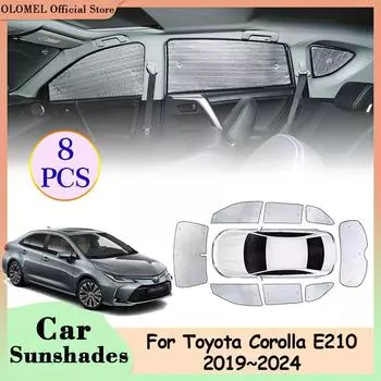 Полное покрытие солнцезащитных козырьков для Toyota Corolla E210 Sedan 2019~2024 2020 Переднее заднее окно автомобиля Козырек от солнца Аксессуары