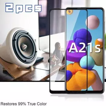 Полное покрытие закаленное стекло для SAMSUNG Galaxy A21S A217 A217F A217M Защитная пленка для экрана Galaxy A 21S Glas Skla For Samsung A12 чистый