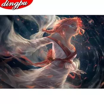 Полная дрель круглая алмазная картина 5D Пейзаж Алмазная художественная вышивка Горная мозаика Украшение для дома 20X30CM