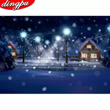 Полная дрель круглая алмазная картина вышивка крестом алмазная вышивка украшение дома алмазное искусство 20X30CM