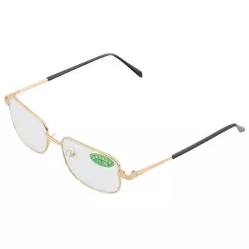 Полнокадровые оптические очки для чтения, очки для чтения для пожилых людей, очки для чтения в металлической оправе +100