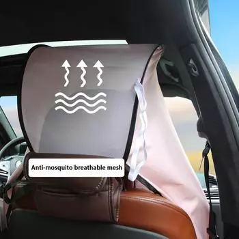 Полнолицевая крышка для защиты от солнца Полнолицевая солнцезащитная крышка для автомобиля Полнолицевая крышка с УФ-защитой для длительной езды светло-розовый