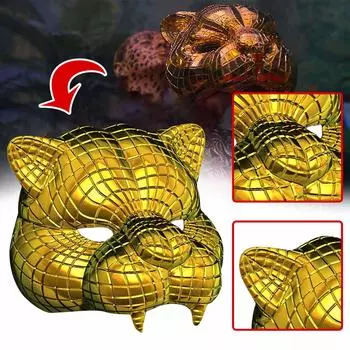 Полнолицевая маска Маскарадные аксессуары Супервайзер Маска для лица Супервайзер игры жёлтый