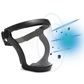 Полнолицевой щиток, рабочая защитная маска, прозрачное защитное оборудование для защиты лица, эргономичное оборудование высокой четкости для защиты лица