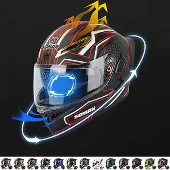 Полнолицевой шлем Мотоциклетные шлемы Модульные индивидуальные внедорожные сменные мотоциклетные шлемы