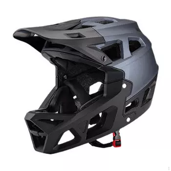 Полнолицевой велосипедный шлем, велосипедный ударопрочный, обтекаемая конструкция, внедорожная гора L 59cm to 61cm