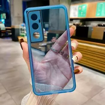 Полнообъективный защитный чехол для камеры, прозрачный мягкий силиконовый чехол для телефона Oppo Realme C65 4G C 65 C67 4G NARZO 70 PRO, противоударный прозрачный чехол из ТПУ Realme C65 4G чёрный