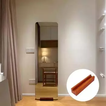 Полноразмерное основание зеркала, прочная конструкция, высокая устойчивость, универсальная противоскользящая напольная подставка для зеркала