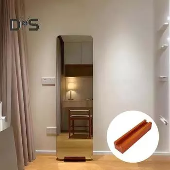 Полноразмерное основание зеркала, прочная конструкция, высокая устойчивость, универсальная противоскользящая напольная подставка для зеркала