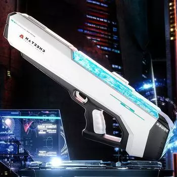 Полностью электрический водяной пистолет, игрушка для плавания, игры в воду, игрушки для взрослых, игры на открытом воздухе, водяной пистолет высокого давления, игрушки, праздничные подарки для электрический синий