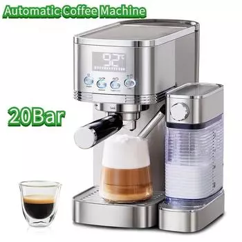 Полностью автоматическая бытовая итальянская кофемашина с вспенивателем молока, 20 бар