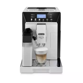 Полностью автоматическая кофемашина Eretta Cappuccino EVO ECAM46860W Кофемашина Эспрессо-машина Всего 12 меню 6 молочных меню Latte Crema Оснащена функцией Cafe