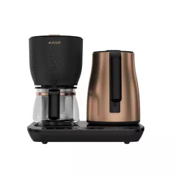 Полностью автоматическая кофемашина с фильтром Arelik CM 9058 B Gourmet Turkish Teapot Machine