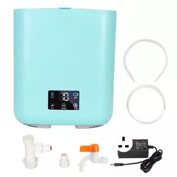 Полностью автоматическая небольшая стиральная машина 7 л большая емкость портативная стиральная машина с центрифугой EU Plug синий