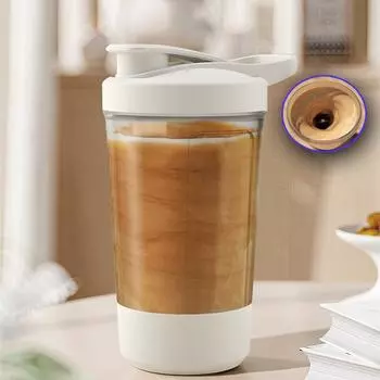 Полностью автоматический электрический чайник для смешивания, фитнес-протеин, кофе, сухое молоко, офис, путешествия, портативный, для помешивания, здоровый горшок