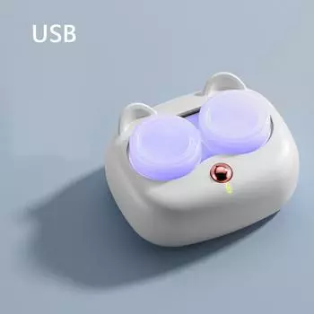 Полностью автоматический очиститель контактных линз УФ-стерилизатор для контактных линз White-USB