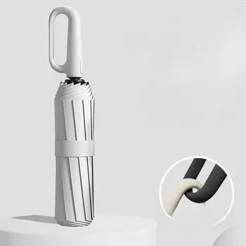 Полностью автоматический складной мужской зонт, в дождь или в солнечную погоду, ветроустойчивый двойной солнцезащитный зонт 50+ для женщин зелёный