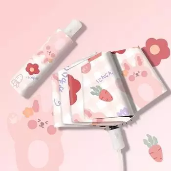 Полностью автоматический складной солнцезащитный милый мультяшный зонт женский зонт от солнца