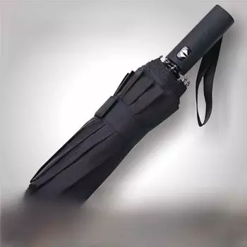 Полностью автоматический складной зонт с 12 спицами для защиты от солнца и дождя с индивидуальным логотипом — идеальный вариант для деловых подарков