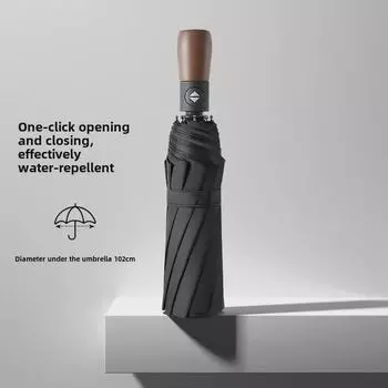 Полностью автоматический зонт двойного назначения: Усиленные, ветрозащитные и водостойкие для мужчин и женщин
