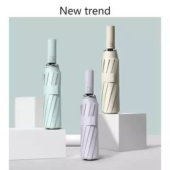 Полностью автоматический зонт от солнца оптом 12-костный складной зонт от солнца для мужчин и женщин зонт двойного назначения от дождя и солнца