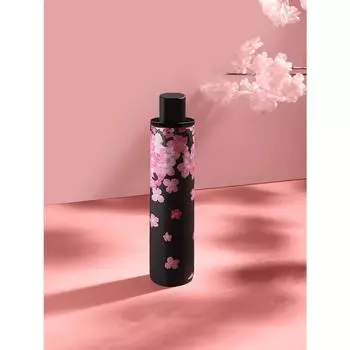 Полностью автоматический зонт от солнца, защита от солнца, защита от ультрафиолета, легкий маленький черный зонт, портативный