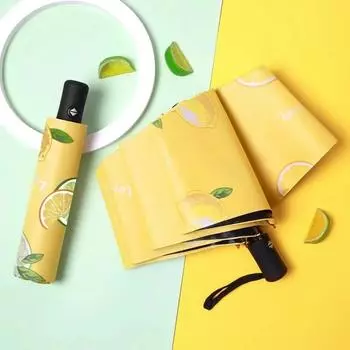 Полностью автоматический зонт Уличный складной резиновый зонт Зонт с УФ-защитой Зонты от дождя и солнца